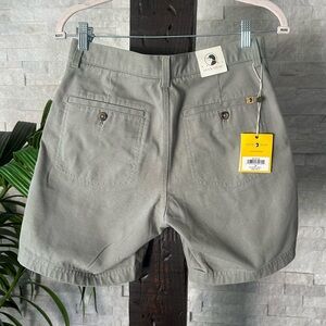 Duck Head Shadow Green Canvas 7” Camp Short Size 28 New with Tags